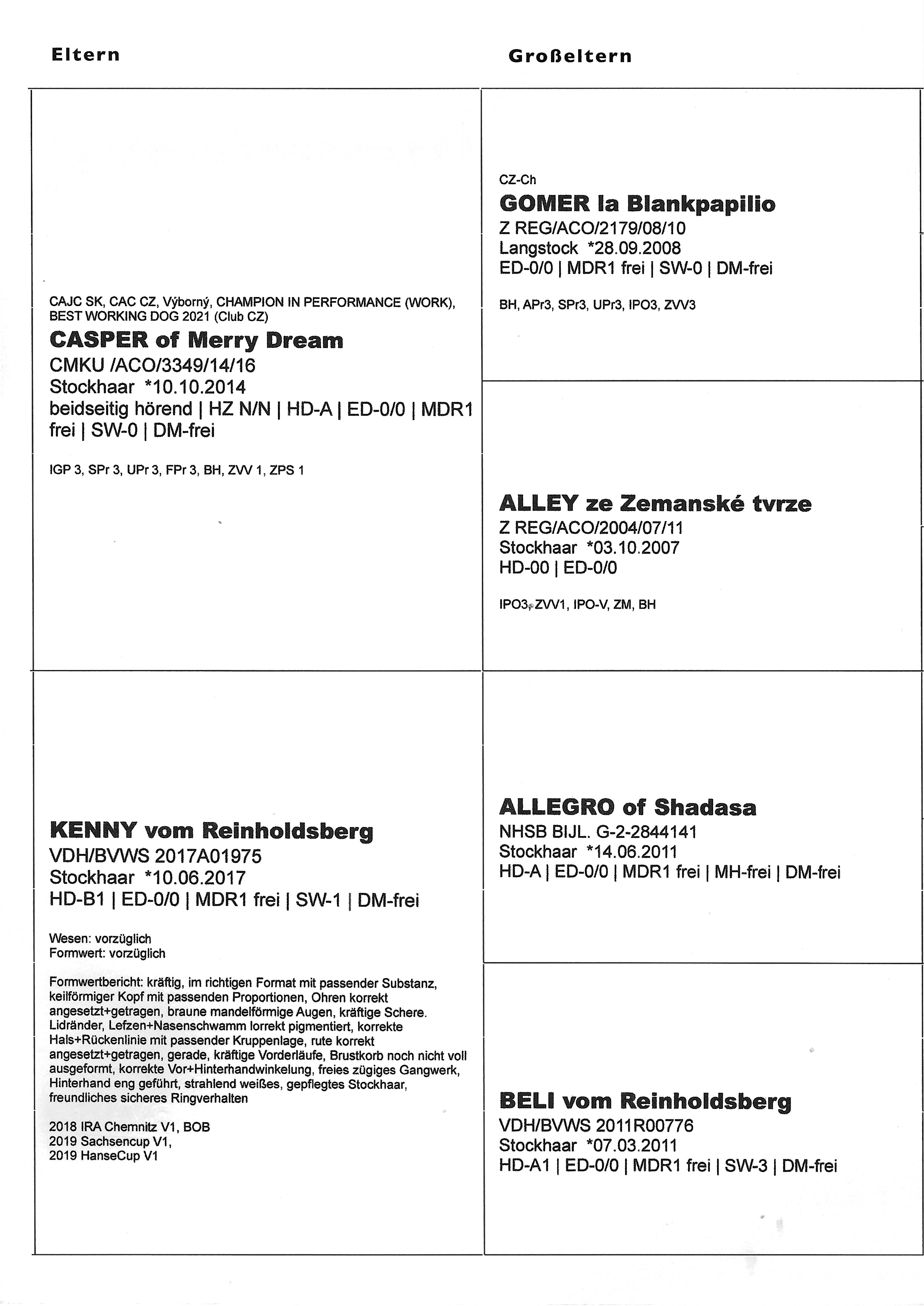 Anantafel Enja vom Gottleubatal